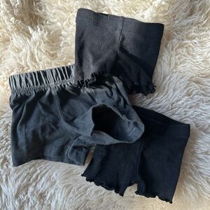 Set of 3 baby goth shorts for summer